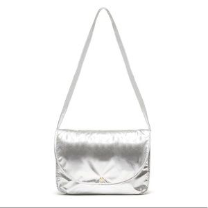 ban.do Logged On Laptop Bag silver metallic NWT